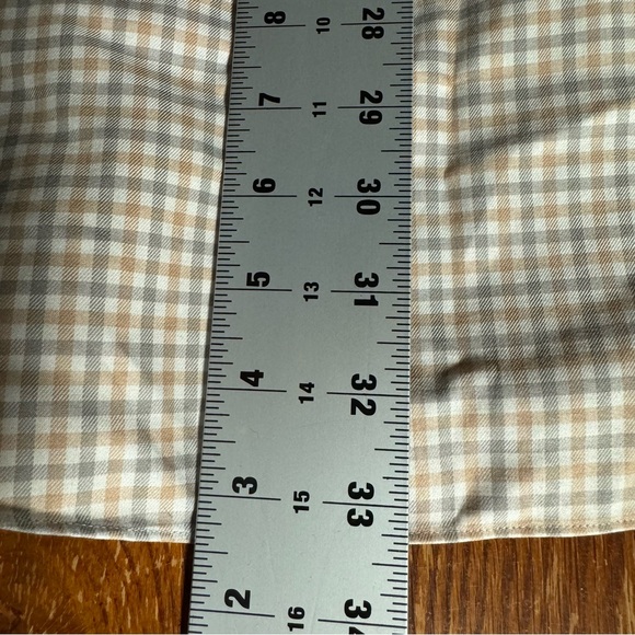 Brooks Brothers men’s long sleeve tan/gray‎ shirt size large - Picture 7 of 7